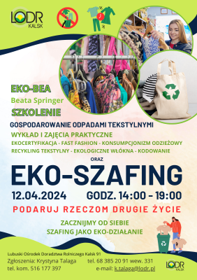 EKO-SZAFING - Gospodarowanie odpadami tekstylnymi 