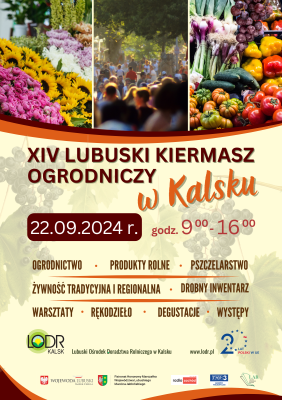 Lubuski Kiermasz Ogrodniczy Kalsk 2024 już 22 września