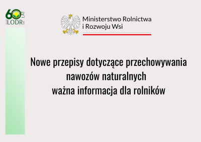 Nowe przepisy dotyczące przechowywania nawozów naturalnych