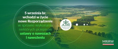 Nowe Rozporządzenie w sprawie wykonania niektórych przepisów ustawy o nawozach i nawożeniu