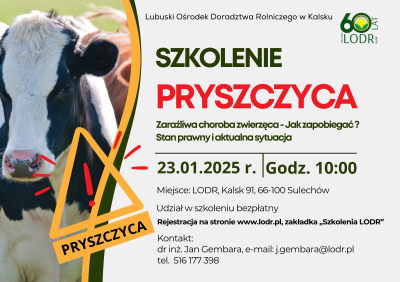 PRYSZCZYCA - SZKOLENIE 