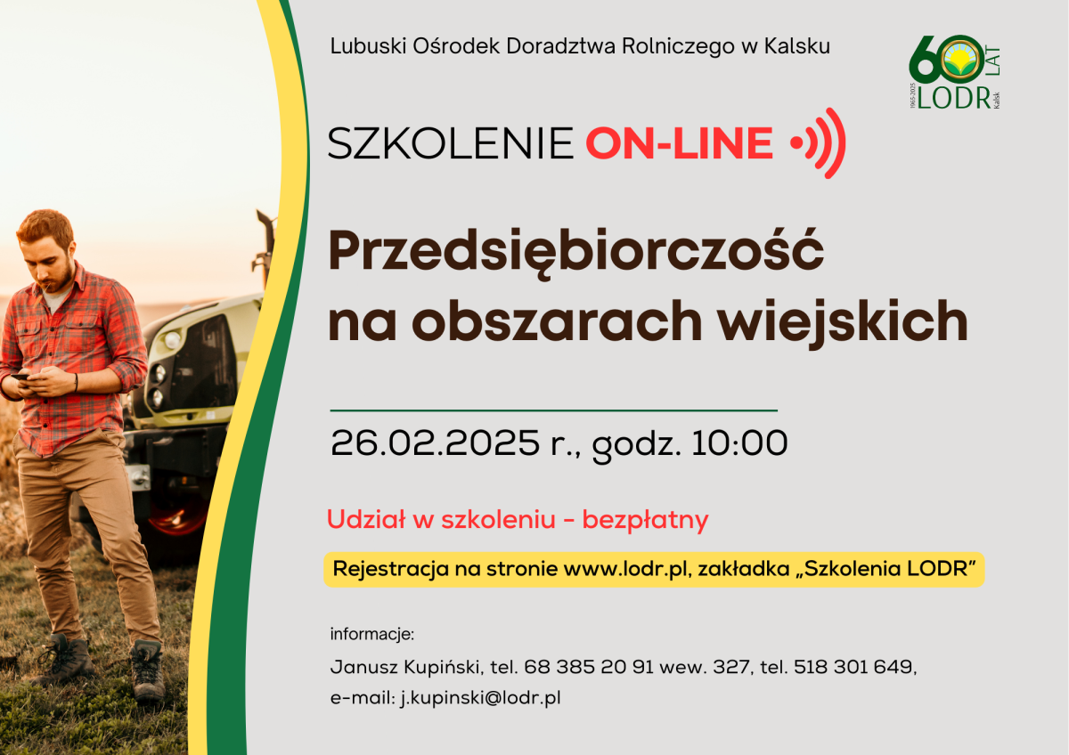 Przedsiębiorczość na obszarach wiejskich