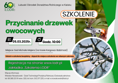 Przycinanie drzewek owocowych