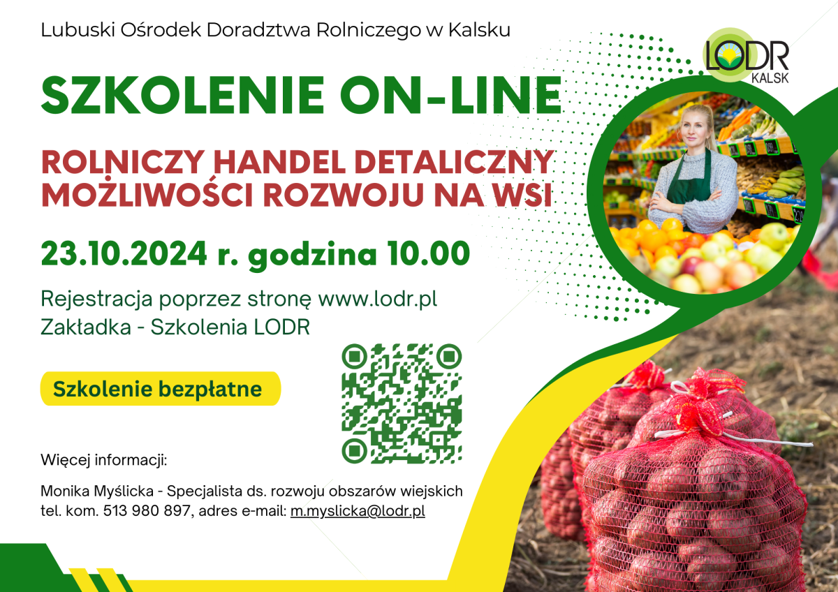 Rolniczy handel detaliczny - możliwości rozwoju na wsi 