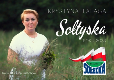 Sołtyska Kalska Krystyna Talaga została "Sołtysem Roku 2023" w Polsce 