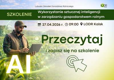 Wykorzystanie sztucznej inteligencji w gospodarstwie rolnym