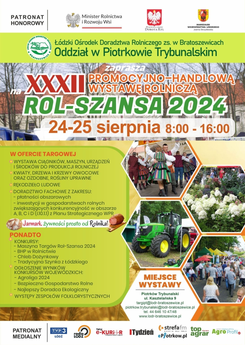 XXXII Wystawa Rolnicza ROL-SZANSA 2024